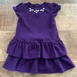 Gymboree embelished gem purple party dress